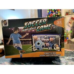 Kids Soccer Game Mat Set, Futball Indoor Target Toss Sports Toys New Christmas